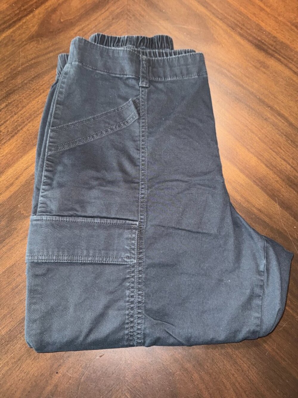 Gap Black Cargo High Waisted Jogger Pants size XL - Picture 12 of 13